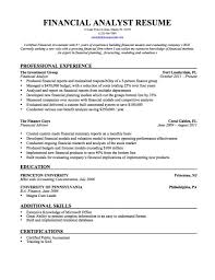 / 10+ finance resume templates. Financial Analyst Resume Samples Templates Tips By Online Resume Builders Medium