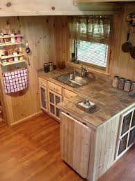 51 Awesome Tiny House Kitchen Decor Storage Ideas Kitchendesign Kitchendecor Kitchenremodel Small Cottage Kitchen Tiny House Kitchen House Design Kitchen