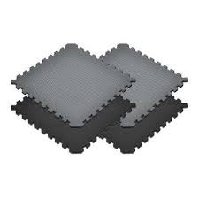 Norsk Black Gray 24 In X 24 In X 0 79 In Foam Interlocking Reversible Floor Mat 4 Pack 240279 In 2020 Interlocking Tile Foam Floor Tiles Foam Tiles