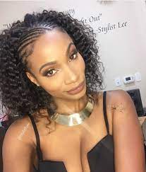 See How To Easy Cute Half Braid Style Half Curly Hairstyles For Black Women The Results Are Natural Hair Styles Half Braided Hairstyles Braided Hairstyles Easy