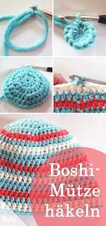 Mit hilfe der bilder ist das nacharbeiten ein kinderspiel. Anfanger Boshimutze Diyanleitung Fur Hakeln Kostenlose Anleitung Boshi Mutze Hakeln Talu De Baby Knitting Patterns Crochet Hats Crochet