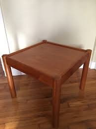 Vintage Mid Century Modern Danish Domino Mobler Teak Side Table Domino Mobler Teak Made In Denmark Square Teak Side Table Danish Modern Design Danish Modern