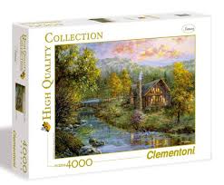 Approximate size of the assembled puzzle: Peaceful Grove 4000 Piece Clementoni Jigsaw Puzzle Puzzle Jigsaw Puzzles Brain Teasers