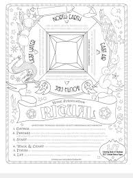 Pin By Amanda L On Pagan Kids Coloring Witch Coloring Pages Book Of Shadows Book Of Shadow