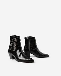 Save search view your saved searches. Black Leather Cowboy Boots With Country Style Buckles The Kooples Woman Black Leather Cowboy Boots Boots Fashion Cowboy Boots