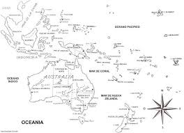 La isla norte y la isla sur, junto a un gran número de islas menores, destacándose entre ellas la isla stewart y las islas chatham. Colegio Oxford Secundaria Mapas Geograficos Mapa De Oceania Oceania Continentes Mapa