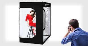 Konseen Photo Studio A Pop Up Light Tent With Led Portrait Lighting