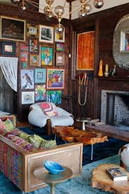 Living Room Rustic Eclectic Room So Colorful And Cute With Frame Painting For Decoration Living Room Decor Eclectic Eclectic Living Room Eclectic Style Decor