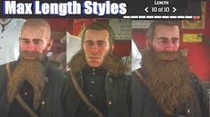 Red Dead Redemption 2 All Max Length Beard Hairstyles Ps4 Pro Red Dead Redemption Beard Hairstyle Beard Tips