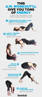 6 Moves To Do In The Morning For Extra Energy Morning Yoga Yoga Moves Exercise