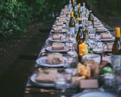 The sky's really the limit here. How To Host A Dreamy Outdoor Dinner Party In The Wild Bon Appetit