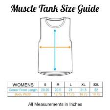 Size Chart Muscle Tank Femfetti