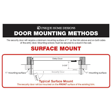 Doors4uk provides the security doors sets manufactured by grauthoff are characterized by its high quality and sturdy design. Safehome By Unique Home Designs La Entrada Door Security White Powder Coat Doors Decohub Home Outlet Store