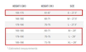 Orbea Frame Size Chart Jidiframe Co