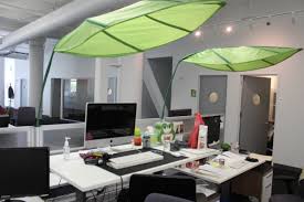 Standing Desk With Ikea S Lova Leaf Canopy Cubicle Shade Office Interior Design Cubicle Decor