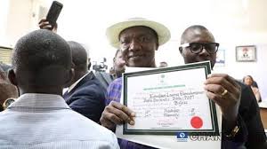 National service youth corps, nysc online registration details for the 2021 batch 'a' stream ii prospective corps members. Nysc Certificate Forgery Bayelsa State Deputy Governor Displays Original The Cheer News