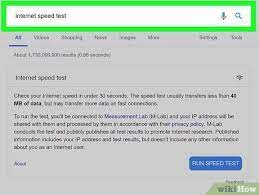An internet speed test is an evaluation of your existing broadband parameters. 4 Ways To Check Internet Speed Wikihow