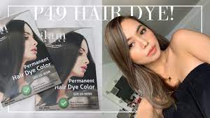 Dying My Hair Ft P49 Glam Works Hair Dye So Happy Youtube