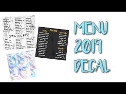 Roblox bloxburg update roblox new decal menus. Bloxburg Menu Id Codes 06 2021