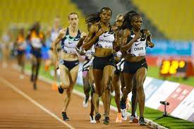 Win the ladies's 1,500, 5,000 and 10,000 meters. Diamond League 2020 Doha Results