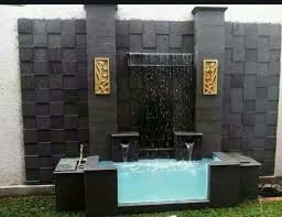 Jasa pembuatan kolam hias minimalis batu alam dan relif air terjun buatan. Kolam Koi Kolam Minimalis Batu Alam Konstruksi Dan Taman 804800186