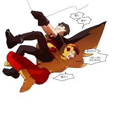 Yj Robin And Kidflash By Glueyomelet Fan Art Cartoons Comics Digital Movies Tv Kid Flash Young Justice Robin