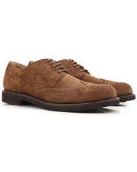 Pimpe deine oxfords & budapester und deinen kleiderschrank auf und shoppe bei vinted! Tod S Leder Budapester Schuhe Fur Herren Gunstig Im Outlet Sale In Braun Fur Herren Lyst