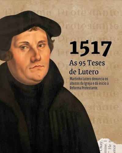 Em 31 de outubro de 1517, Martinho Lutero afixou suas 95 teses na porta da Igreja do Castelo de Wittenberg — um ato que mudou o rumo da teologia cristã. Suas teses