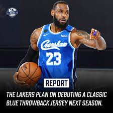 Lebron james lebron james #23 los angeles lakers mvp white jersey $ 79.99 $ 40.99. Nba Retweet On Twitter Blue Lakers Jerseys I M About It Per Sportslogosnet