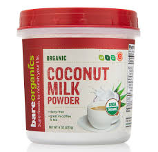 Bareorganics Poudre De Lait De Noix De Coco Biologique 8oz 22 Lait En Poudre Noix De Coco Coco