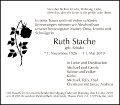 Taché received his undergraduate degree, with honors, from st. Traueranzeigen Von Ruth Stache Tagesspiegel Trauer