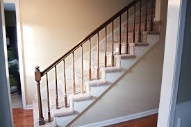 I want to paint the bannister and posts leaving the white spindles. How To Paint Stairway Railings Bower Power