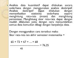 Dilakukan pemilahan dan juga penyusunan klasifikasi data Analisis Interpretasi Data Ppt Download