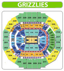 1 Memphis Grizzlies Seating Chart Fedex Forum Fedexforum