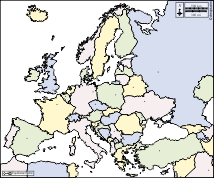 Bild leere europakarte kostenlose bilder zum ausdrucken. Europa Kostenlose Karten Kostenlose Stumme Karten Kostenlose Unausgefullt Landkarten Kostenlose Hochauflosende Umrisskarten
