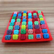 For Melted Crayons Silicone Alphabet Mold Soap Molds Diy Melting Crayons Alphabet Soap