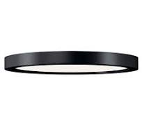 Ara 9" Round LED Flush mount in Black