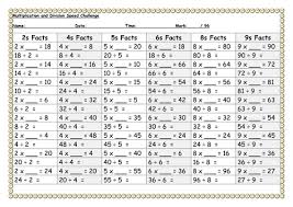 Division Inverse Of Multiplication Speed Math Sped Math Math Resources Multiplication And Division Worksheets