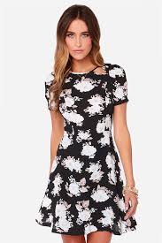 It has straps to hold in the back and give a better fit. Floral Black Dress Fashion Dresses