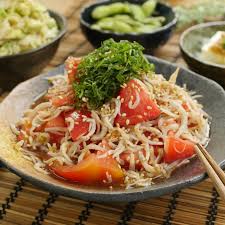 トマト しらす ポン酢