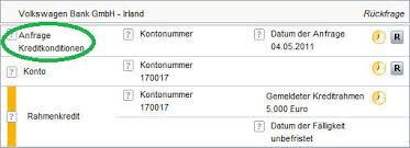 Vw Bank Zusatzliche Kreditlinie Moglich