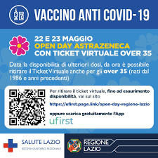Sarà a 35 giorni e non più a 28 l'iniezione della seconda dose del vaccino moderna nel lazio. Open Day Astrazeneca Lazio Vaccino Anche Agli Over 35 Il 22 E 23 Maggio Come E Dove Prenotarsi