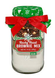 Pour batter into an 8x8 nonstick baking pan. Rocky Road Brownie Mix Jar 19 Oz Walmart Com Walmart Com