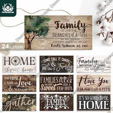 Shop with afterpay on eligible items. Putuo Decor Family Sign Wooden Signs Gifts Plaque Home Decoration Wall Decor 3 9 7 8 Wish
