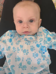 Haven't shared a picture of baby Stevie in awhile. He's growing up before  our eyes! 😢 Isn't he so handsome? 🥰