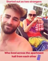 Chris Salvatore, 31, invited his 89-year-old neighbor Norma Cook, to come  live with him after she was diagnosed with leukemia and could no longer  live alone. Chris and Norma first met as