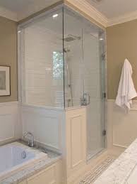 On The Back Of The Half Wall Bathroom Small Master Bathroom Bathroom Remodel Master House Bathroom