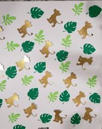 Lion King Confetti 120ct Simba Confetti Birthday Party Etsy In 2020 Lion King Party Decorations Lion King Baby Shower Lion King Party