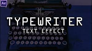 In 2017, adobe added the essential graphics panel to premiere pro. Typewriter Text With Flicker Effect Using Adobe Premiere Pro Youtube
