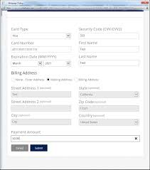 How to perform manual card validation? Process Credit Card Wizard Customer Support Portal
